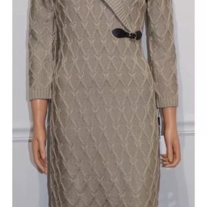 Calvin Klein knit wrap dress